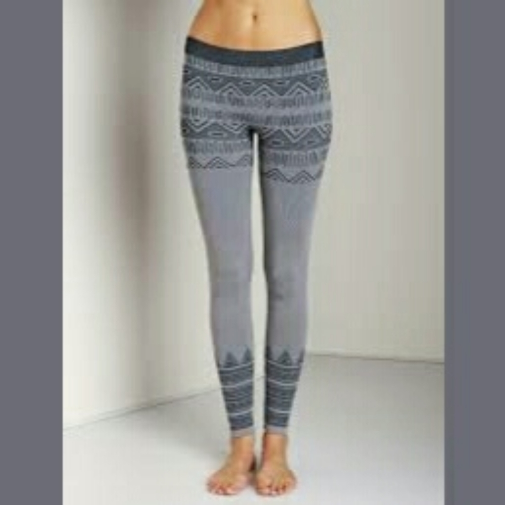 Free People Bella Aztec Printed Legging Gray XS/S
